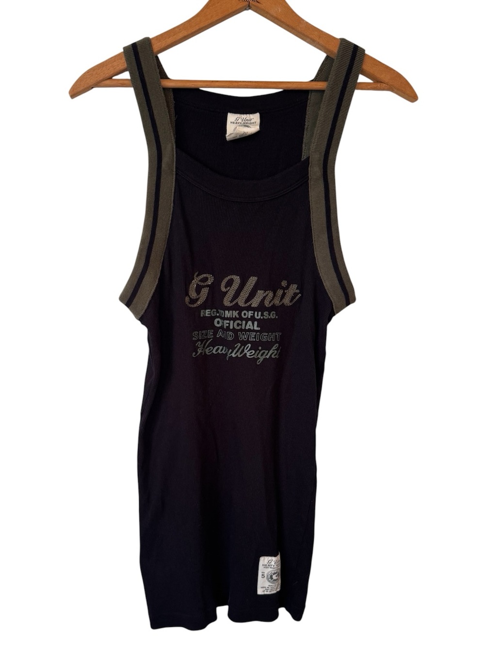 Vintage Y2K G-Unit Heavy Weight Tank Top Men’s XL Black 50 Cent